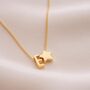 Sterling Silver Slide On Initial And Charm Necklace, thumbnail 3 of 12