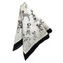 'Fashion Hounds' Dalmatian Print Silk Pocket Square, thumbnail 2 of 6