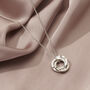 Confetti Birthstone Mini Russian Ring Necklace, thumbnail 2 of 7