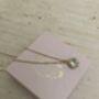 Silver Pendant Clover Necklace, thumbnail 6 of 7