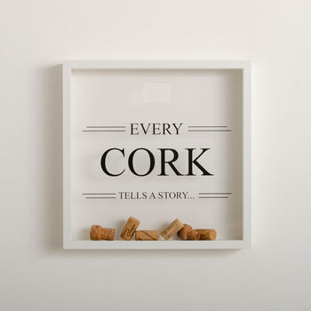 Wine Champagne Cork Collector Frame Home Decor, 3 of 11