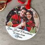 Personalised First Christmas In New Home Photo Bauble, thumbnail 1 of 2