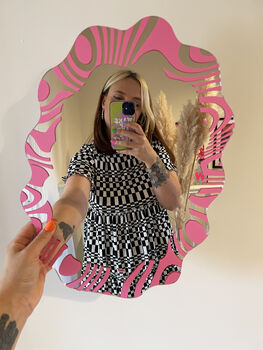 Swirly Wavy Mirror, 2 of 7