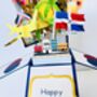 Dominican Republic Themed 3D Birthday Card, thumbnail 4 of 8