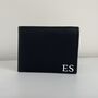 Personalised Black Mens Faux Leather Wallet, thumbnail 3 of 6