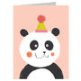 Mini Panda Greetings Card, thumbnail 2 of 5