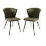 Bourne Moleskin Mussel Set Of Two Dining Chairs, thumbnail 1 of 6