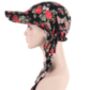 Chemo Headwear Beanie Hat Cap With Headscarf, thumbnail 5 of 9