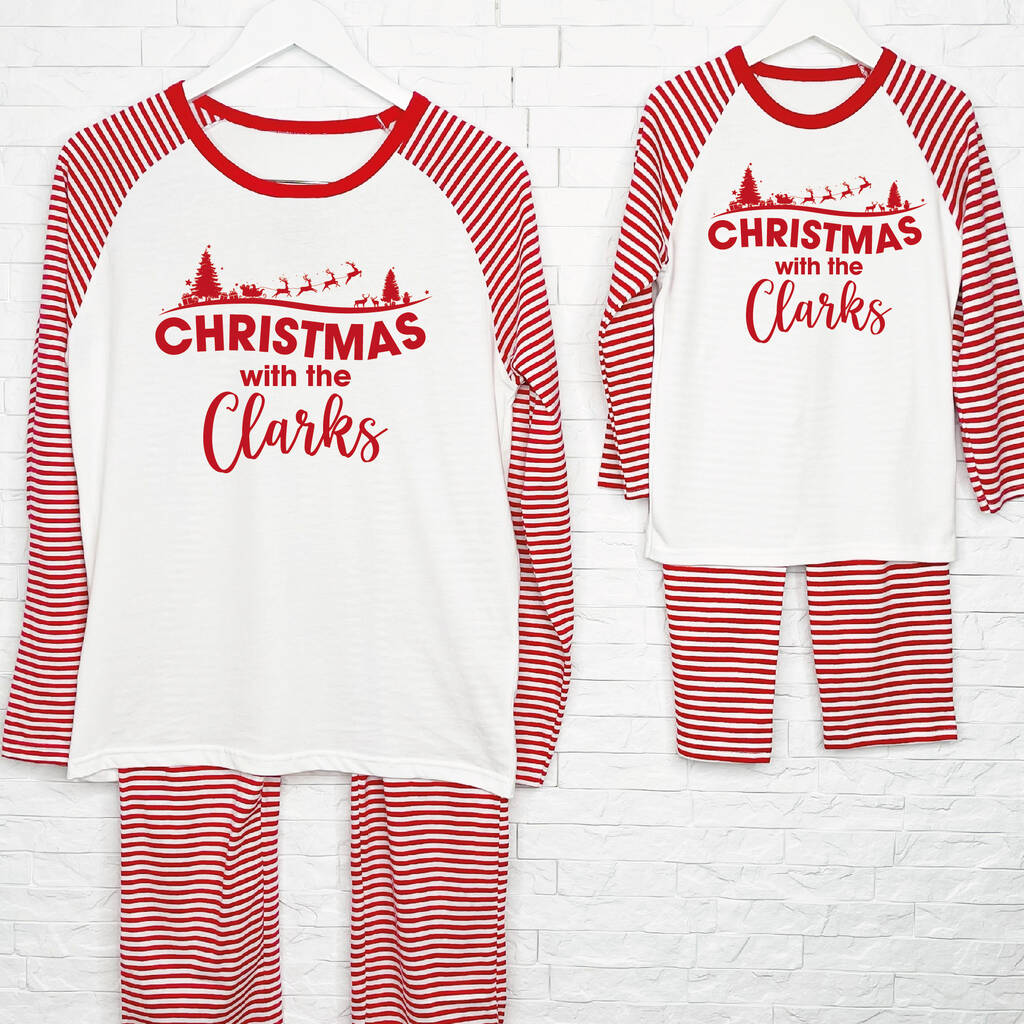 Matching Family Christmas Pyjamas. 'Christmas With The'