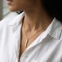 Vertical Gold Bar Necklace, thumbnail 7 of 8