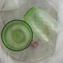 Harlequin Green Glass Tumbler, thumbnail 3 of 3