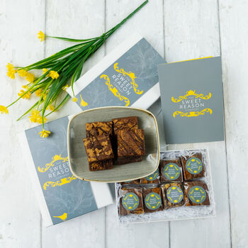Luxury Peanut Butter Brownie Gift Box, 3 of 5