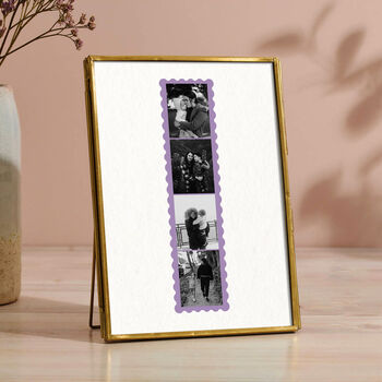 Personalised Mother's Day Photobooth Scalloped Framed Print, 2 of 3