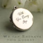 Sterling Silver Dandelion Locket Necklace, thumbnail 4 of 9