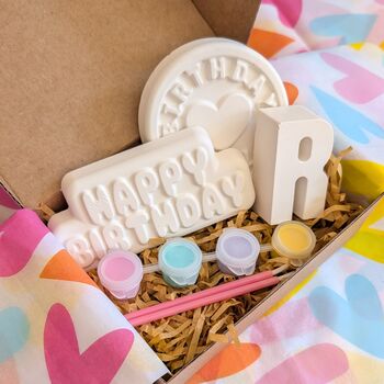 Personalised Birthday Paint Your Own Gift Box, 2 of 4