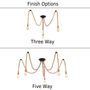 Multi Rope Pendant Light Chandelier, thumbnail 7 of 7