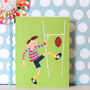 Mini Rugby Boy Card, thumbnail 1 of 4