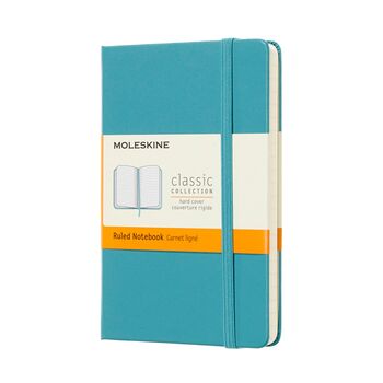 Personalised Small Moleskine Classic Notebook – Reef Blue, 2 of 8