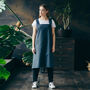 Cotton Crossover Pinafore Apron With Pockets, thumbnail 2 of 12