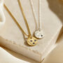 Mini Confetti Birthstone Disc Necklace, thumbnail 3 of 8