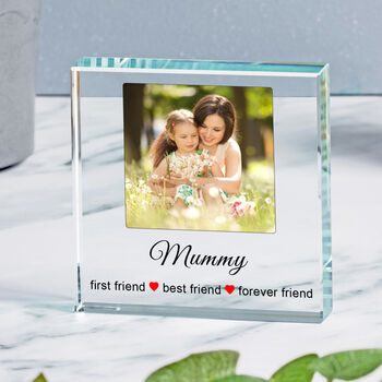 Personalised Best Friend Glass Token For Mum, 3 of 4