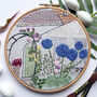 Rose Cottage Embroidery Kit, thumbnail 1 of 6