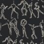 Dancers Wallpaper, Black + White, thumbnail 1 of 5