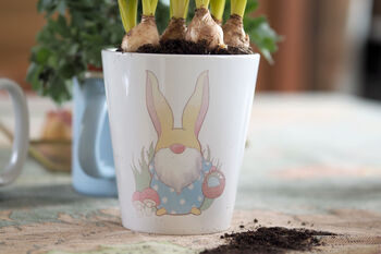 Personalised Easter Gonk Plant Pot With Seeds, 5 of 6