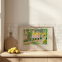Rhs Harlow Carr Art Print Harrogate North Yorkshire Poster, thumbnail 4 of 5