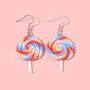 Fun Candy Sweet Lollipop Earrings Gift, thumbnail 1 of 3