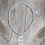 Sterling Silver Ball Bead Bracelet With 21 Charm, thumbnail 1 of 5
