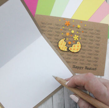 Cute Easter Egg Explosion Card, Handmade Easter Card, 5 of 5