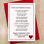 'Reasons I Love You' Personalised Valentines Card, thumbnail 2 of 4
