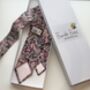 Liberty Tie/Pocket Square/Cuff Link In Shades Of Pink, thumbnail 4 of 6