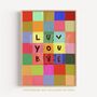 Love You Bye Art Print, thumbnail 1 of 2
