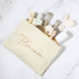 Personalised Canvas Name Zip Pouch, thumbnail 2 of 4
