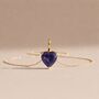 Iolite December Birthstone Gold Plated Necklace, thumbnail 1 of 5
