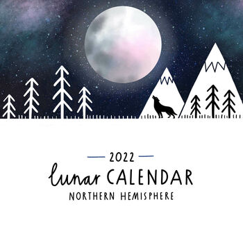 2022 Lunar Moon Phases Meteor Showers Planner Calendar, 3 of 4