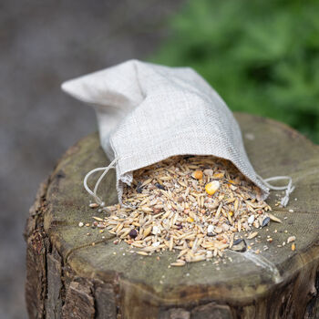 Personalised Wooden Memorial Bench Bird Feeder, 3 of 12