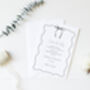 Personalised Wedding Invitations Love Bow, thumbnail 1 of 4