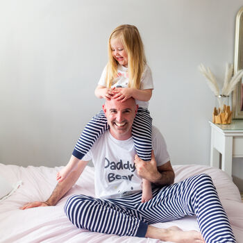 Personalised Daddy And Me Matching Bear Pyjamas, 8 of 12