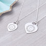 Personalised Sterling Silver Flower Circle Necklace, thumbnail 1 of 5