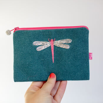 Embroidered Dragonfly Purse, 4 of 6