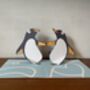 Penguins In Love On Ice Greetings Card, thumbnail 1 of 3