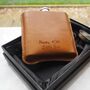 Golf Lover's Personalised Hip Flask In Gift Box, thumbnail 2 of 12