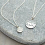 Silver Mother And Daughter Elephant Necklace Set, thumbnail 1 of 4