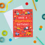 Any Age Construction Birthday Card, Boys Birthday Card, Digger, Vehicles, thumbnail 1 of 8