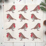 Christmas Robins Linen Napkin Crackers, thumbnail 3 of 10