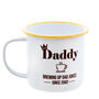 Personalised Brewing Up Dad Jokes Enamel Mug, thumbnail 5 of 6