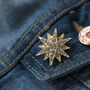 Starburst Gold Or Silver Sparkling Pin, thumbnail 4 of 12
